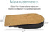 Adjustable Leg Length Discrepancy Heel Lifts Inserts Insoles - Pack of 2 (5 Layer Brown, Large)