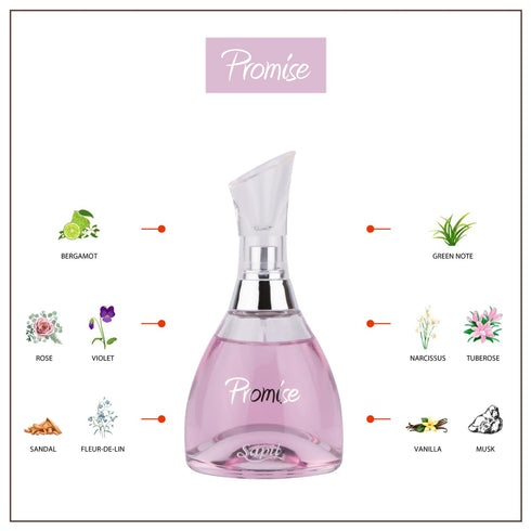Sapil Promise EDP for Women - Eau De Parfum, 100 ML (3.4 oz)