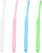 WLLHYF End Tuft Toothbrush, 4PCS Nylon Soft Bristle Tiny Small Tooth Brush, Hard