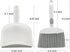 Mini Broom and Dustpan Set - Small Dustpan and Brush Set for Desk, Home, Tent, Gray 2pcs