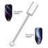 WOKOTO 5Pcs Nail Magnet Tool Set, Double Head Flower Design, Cat Eye Magnets for Nail Art Polish