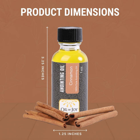 Oil Of Joy 1oz Anointing Oil Cinnamon Holy Oil for Prayers for Personal Use