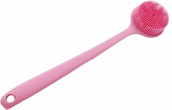 Silicone Body Scrubber, Long Handle Back Scrubber for Shower, Body Brush Shower Scrubber for Exfoliating