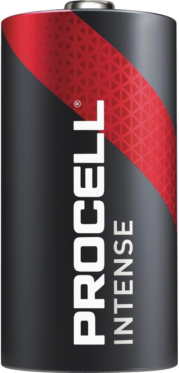 Procell Alkaline Intense Power C, 1.5V Batteries Pack of 12