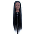 Mannequin Head with Hair - 26" Hair Styling Doll Head with Table Clamp Stand Included (Black YK)