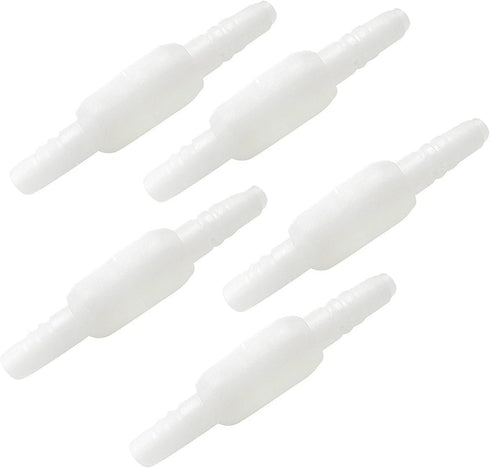 Oxygen Tubing Swivel Connectors 5-Pack, Cannula Hose Tube Connectors for Medical and Home Use