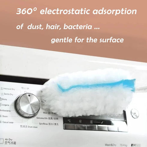 360 Duster Refills, Bulk Disposable Replacement Head for Home Cleaning, Compatible Swiffer, 30 Count