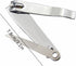 Silver Nail Clippers Set, Toenail Clippers, Fingernail Cutters Nail Clippers for Thick Toenails and Nails Toenail Clipper Beauty and Personal Care with Nail File Finger Nail Clippers (Large)