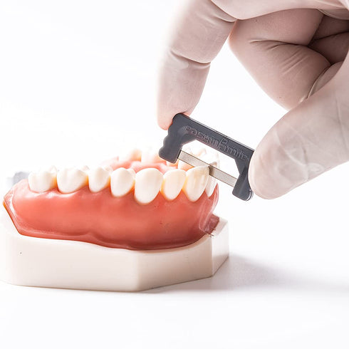 SNAWOP Dental Interproximal Strips, 10PC Orthodontic IPR/IR Strip System for Teeth Polishing Kit