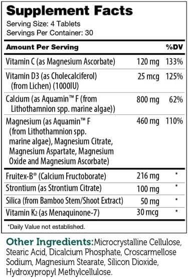 Zahler Bonefactor, Bone Strength Supplement with Calcium, Vitamin D, Vitamin K, and Magnesium, Certified Kosher - 120