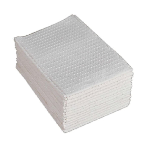 Avalon Papers Professional Towels - White, 13" x 18" (Pack of 500) - Waffle Embossed 3-Ply Tissue