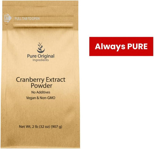 Cranberry Extract by PURE ORIGINAL INGREDIENTS, Gluten-Free, Herbal Supplement, 2 Pound