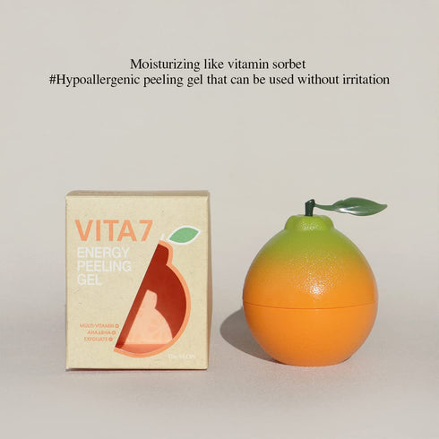 Exfoliant Vita7 AHA BHA Peeling Gel - Hydrating, Purifying Exfoliating Wash for Dry Trouble Skin, 100ml