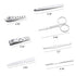 Manicure Pedicure Set, Stainless Steel Nail Clippers Portable Travel Grooming Kit with Snap-shut Case