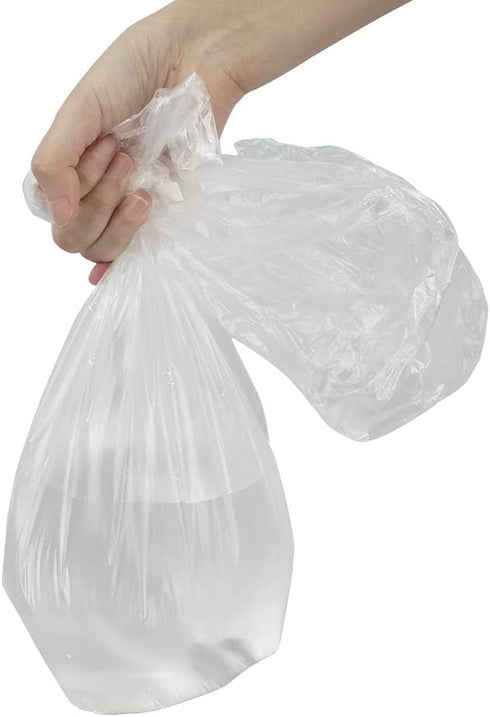 Pekky 5 300 Counts Gallon Clear Trash Bags, Bin Liners