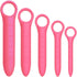 QoQiu 5-Pack Silicone Dilators for Pelvic Floor for Women with Fine Scales, Pelvic Wand MassagerPelvic Floor Muscle