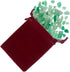 HRX Package Mini Velvet Gift Bag with Drawstring, 20PCS Burgundy Red Velvet Jewelry Pouches