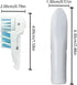 Othanary 3733 4732,Rotating (12 Pack-White) Sensitive Replacement Toothbrush Heads Compatible with Oral-B Cross Action