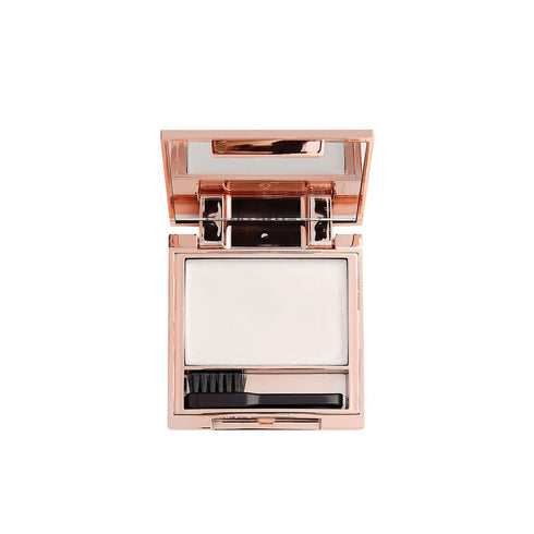 Makeup Revolution Soap Styler - Eyebrow Wax Soap Kit, Long Lasting Feathered & Fluffy Brows, Includes Brush & Mirror