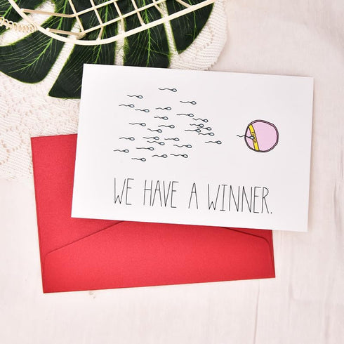 Tofwaol Baby Shower Card Funny Pregnancy Announcement Gifts for Husband Humorous Congrats on Pregnacy Gift for Couple