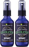 Black Earth Zeolite with Humic Fulvic Acids, 1oz Liquid Pump Spray Supplement for Gut Health, Immune Support (2 Pack)