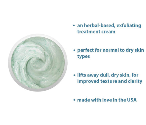 RAYA Bamboo Facial Scrub (R-125), Herbal Exfoliating Treatment for Dry Skin, Reduces Fine Lines