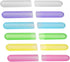 48PCS Portable Plastic Toothbrush Cases in Six Colors, Dust-proof Holder for Daily and Travel Use