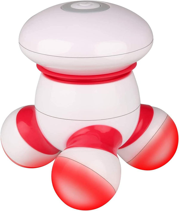 cotsoco Mini Portable Handheld Massager, Vibrating Body Massager with LED Light for Pain Release, Battery Operated