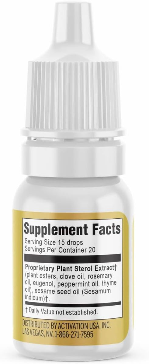 ACTIVATION Solaris Immune & Energy Drops - Organic Multivitamin Oil Blend with Cloves, Rosemary, Peppermint, Thyme, 10
