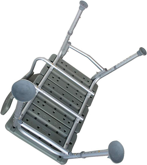 QJR 3 Bath Chair Comfortable Shower Chair Adjustable Handicap Shower Chair Seat Bench with Arms and Backs Blow Molding
