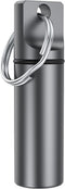 Small Pocket Pill Box Keychain, Aluminium Alloy Portable Mini Pill Organizer Case