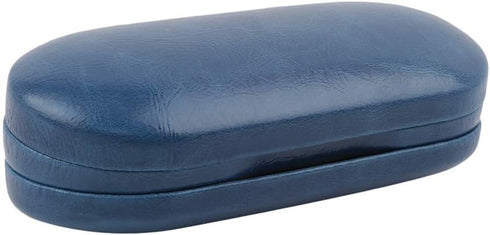 SteelFever 2 in 1 Double Sided Portable Glasses Case, Travel Contact Lens Case in Blue