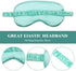 4 Pcs Silk Eye Mask, Smooth Soft Satin Sleep Mask with Ear Plugs for Travel Nap Relaxation, Light Colors