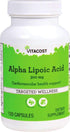 Vitacost Alpha Lipoic Acid - 300 mg - 120 Capsules