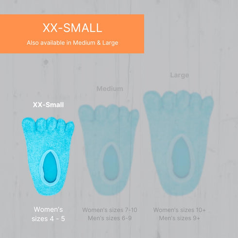 NatraCure 5-Toe Gel Lined Foot Moisturizing Socks - Aloe & Shea Infused Hydrating Socks for Dry Cracked Heels