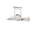 JGFinds Silver Tone Barrette Hair Clips - Cabochon Setting for DIY Crafts & Accessories, 20 Pack
