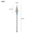 NMKL38 Diamond Nail Drill Bit for Manicure and Pedicure, Cuticle Cleaner Tools