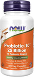 Now Foods Probiotic-10 25 Billion, 100 Veg Capsules