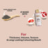 MinaiBrow Instant Hair Dye Kit Light Brown - Natural Spot Coloring Tinting Powder with Brush, 100% Grey Coverage