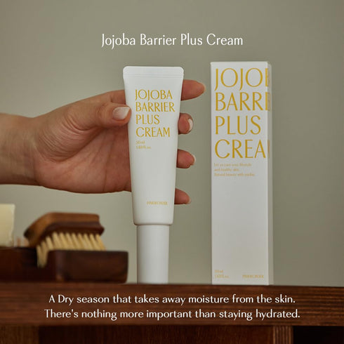 Jojoba Berrier Plus Cream 1.69oz (50ml) - 24HR Long Lasting Moisturizer with Jojoba Oil & Hyaluronic Acid