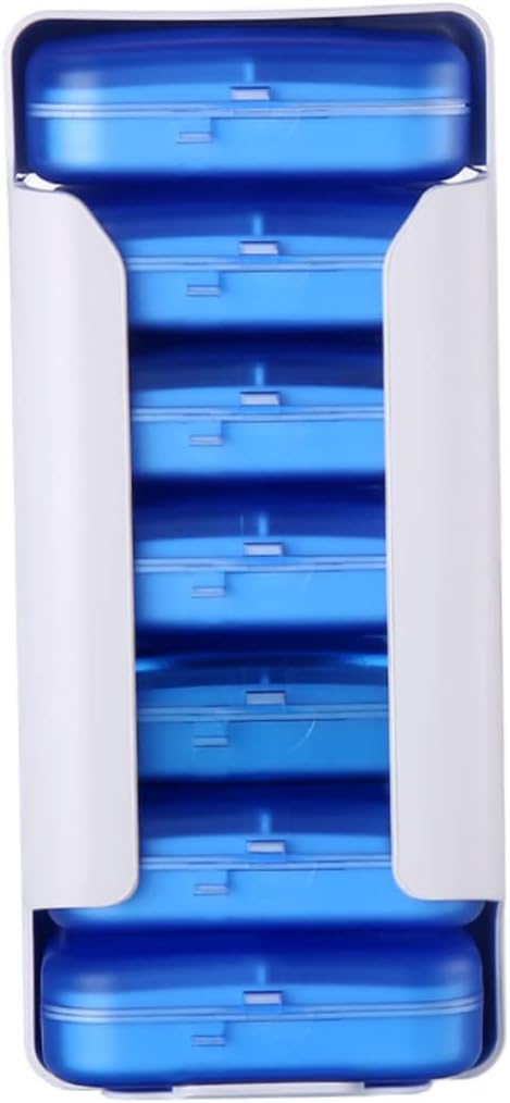 1set Portable Pill Organizer Box Medicine Storage Case for Travel and Daily