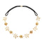 Yalice Gold Leaf Flower Head Chain Hair Headband, Elegant Wedding Hair Accessories for Women (Gold-2)