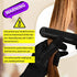 Teenitor Heat Resistant Glove with Silicone Bumps, Professional Heat Press Gloves for Hair Styling, Black
