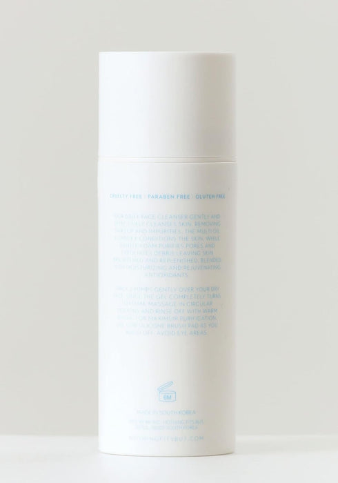 NOTHING FITS BUT Oxygen Bomb with Brush Pad, Dual Texture Pore Purifying Foaming Gel Facial Mask & Cleanser, 3.4 Fl Oz (100 ml)