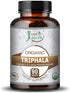 Just Jaivik Organic Triphala (Amla + Bibhitaki + Haritaki) Tablets - A Dietary Supplements - 750 mg (Pack 90 Organic Tablets) | Balancing Formula for Detoxification & Rejuvenation
