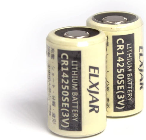 (2-Pack) 3V 850mAh CR14250SE Battery, 1/2 AA Laser Lithium Cell for FDK Sanyo and Siemens MCI2
