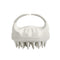 Scalp Massager Shampoo Brush, Soft Silicone Scalp Scrubber for Wet and Dry Hair (Creamy White)