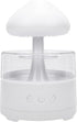 Hamwesh 7 Rain Humidifier, Adjustable LED Light Modes Essential Oil Diffuser, Raindrop Humidifier with Rechargeable