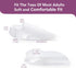 Bunion Cushion Protector, 10 Packs of Bunion Corrector Pads with Separator for Big Toe, Clear Gel Shield