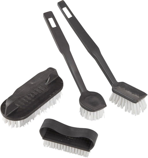SIM SUPPLY Set (4-Piece) Pack 12 Smart Savers Blue Plastic Bristle Scrub Brush
